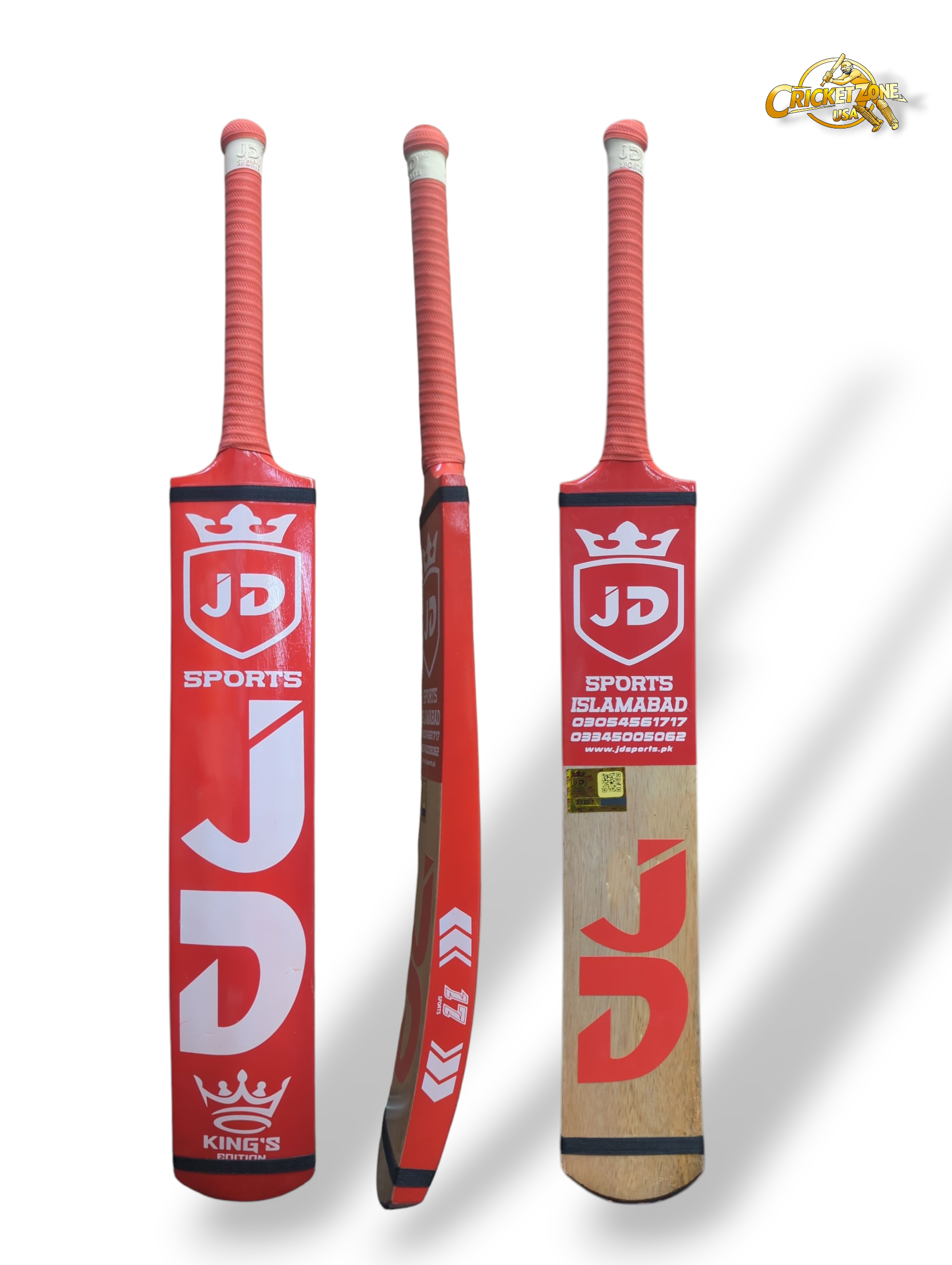 JD Sports King Edition Tape Ball Bats -2025 – CricketZoneUSA