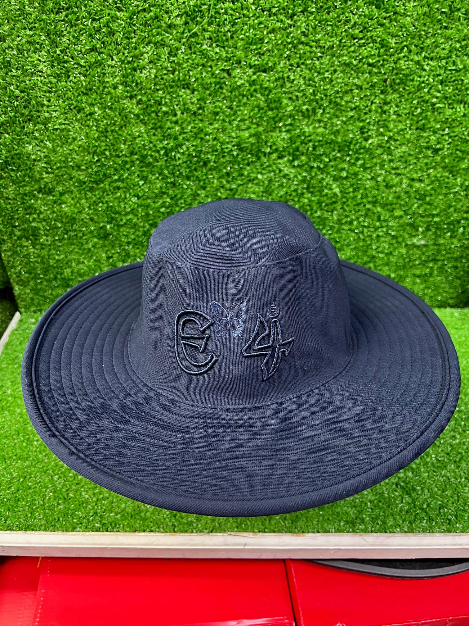 E4 Navy Cricket Sun Hat - 2024