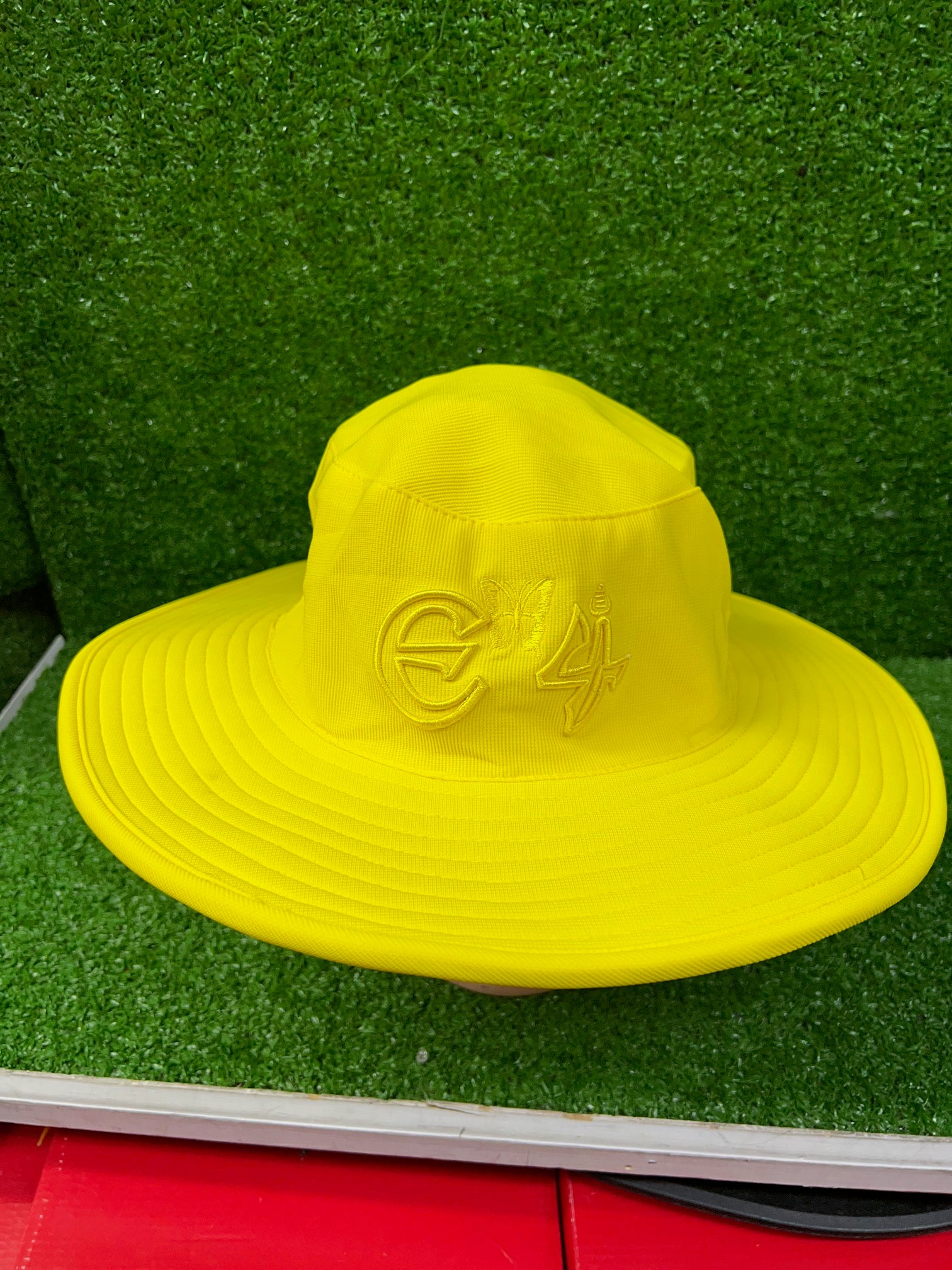 E4 Yellow Cricket Sun Hat - 2024