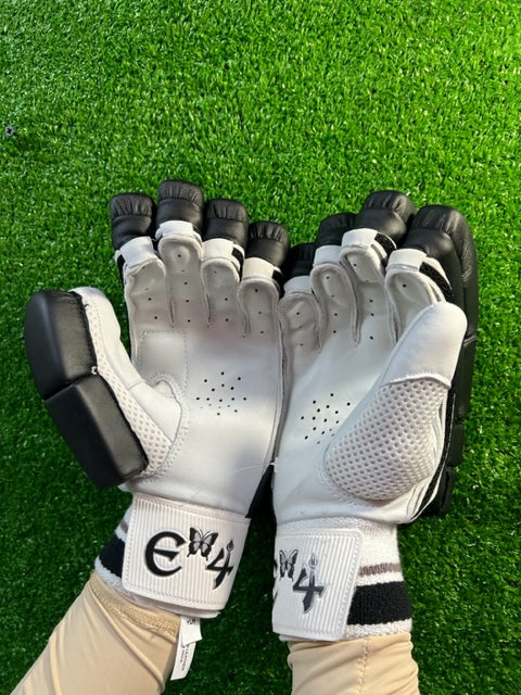 E4 CYBORG Black Batting Gloves