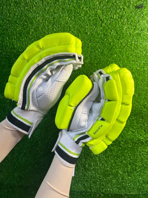 E4 Players Neon Green Batting Gloves