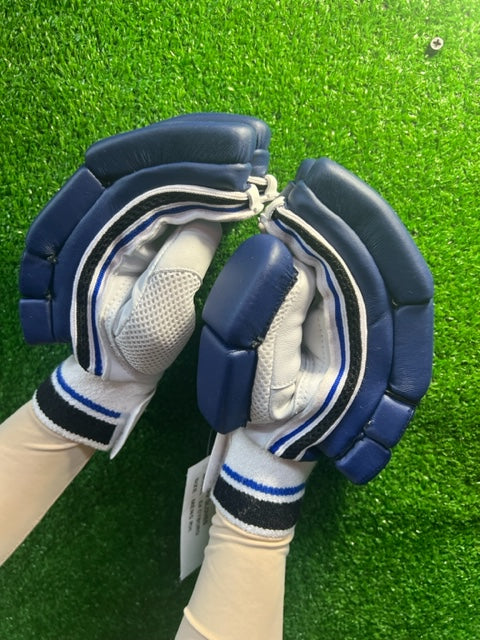 E4 Cyborg Navy Batting Gloves