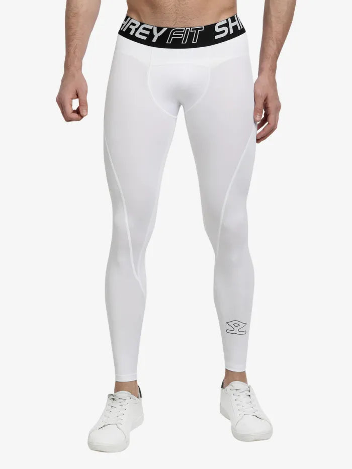 SHREY INTENSE COMPRESSION LONG TIGHTS - WHITE