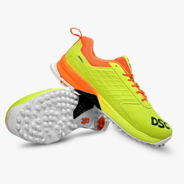 DSC Jaffa GT Rubber Cricket Shoes - Full Yellow/Orange (2026