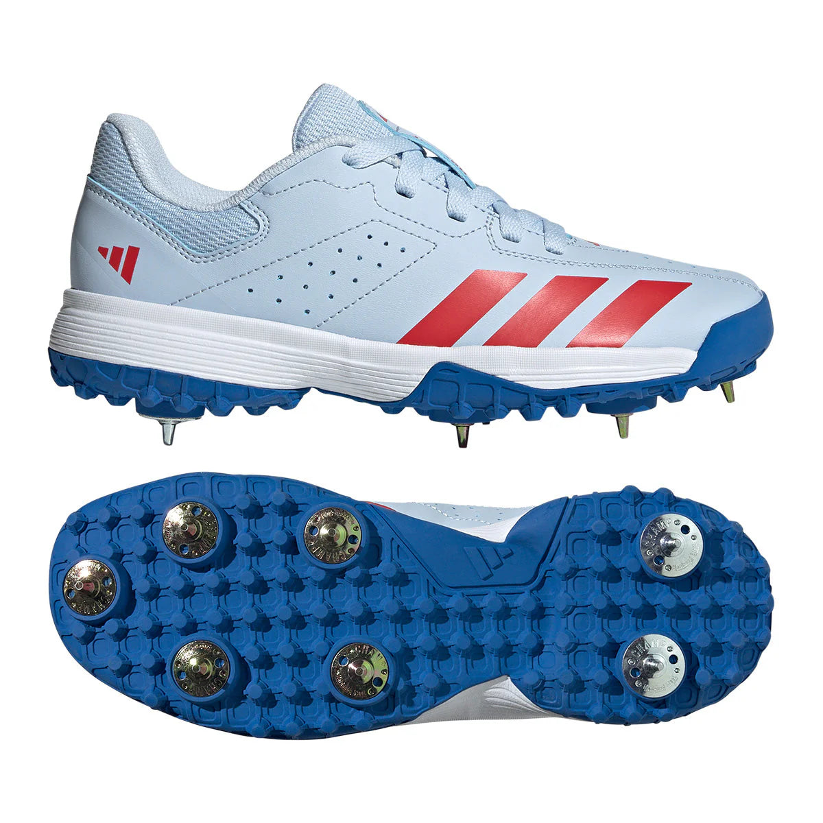 Adidas Howzat Spike Cricket Shoes - Crystal Sky 2026 – CricketZoneUSA