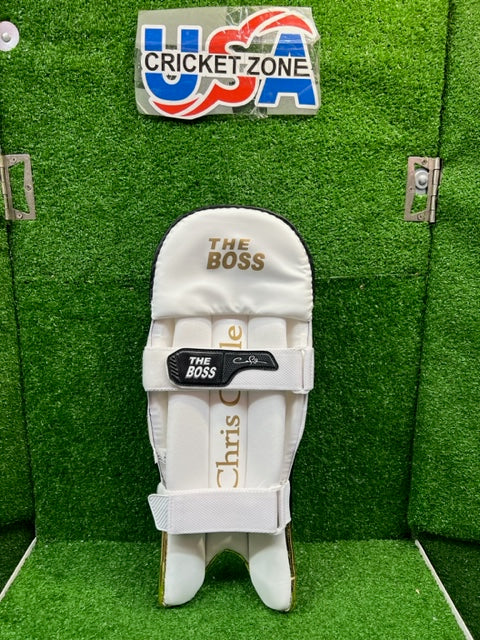 THE BOSS 333 BLACK & GOLD WICKET KEEPING PADS