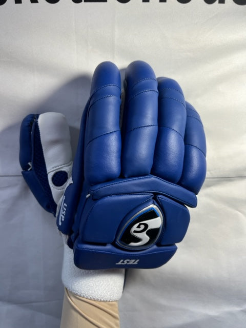 SG TEST  Blue Batting Gloves - 2024
