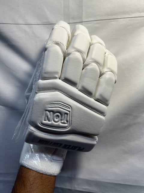 SS Ton Player Edition Full White Batting Gloves