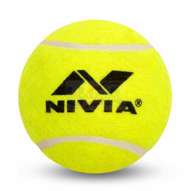 NIVIA CRICKET TENNIS BALL 120 -130 grams - Pack Of 6