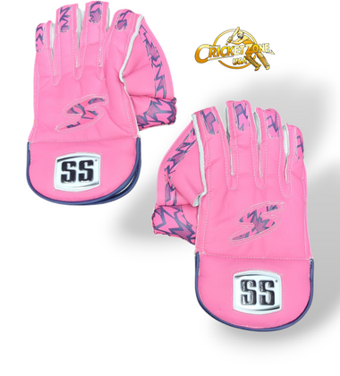 SS Test Pink Wicket Keeping Gloves - 2025