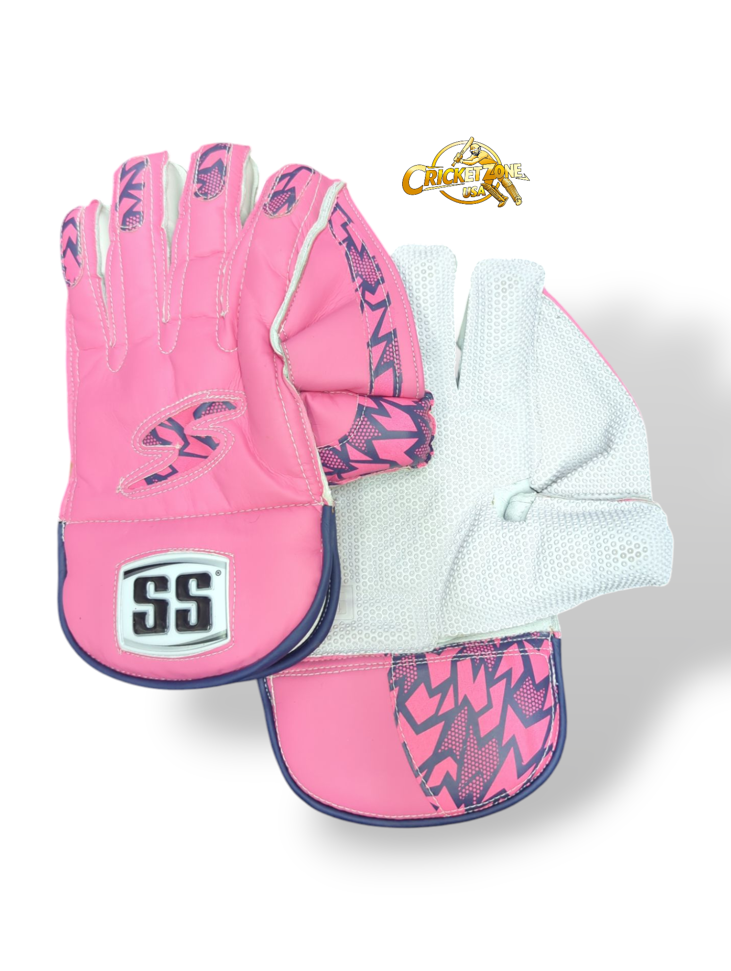 SS Test Pink Wicket Keeping Gloves - 2025