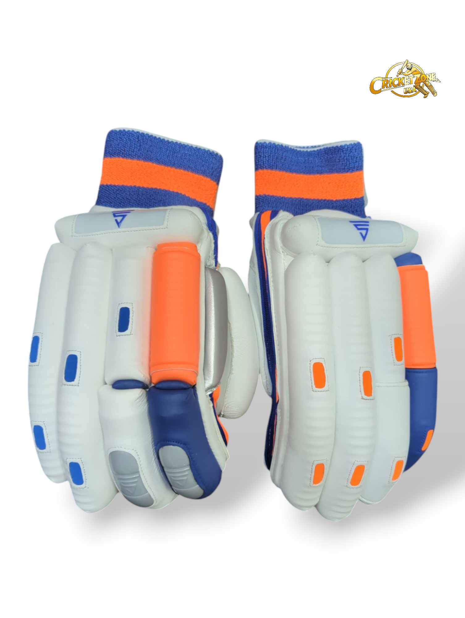 Versant Goat Series Batting Gloves - 2025 (White, Orange, & Blue)
