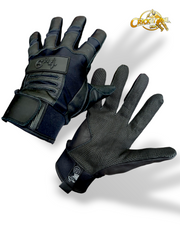 E4 SOFTBALL BATTING GLOVES (TRIPLE BLACK) - 2025