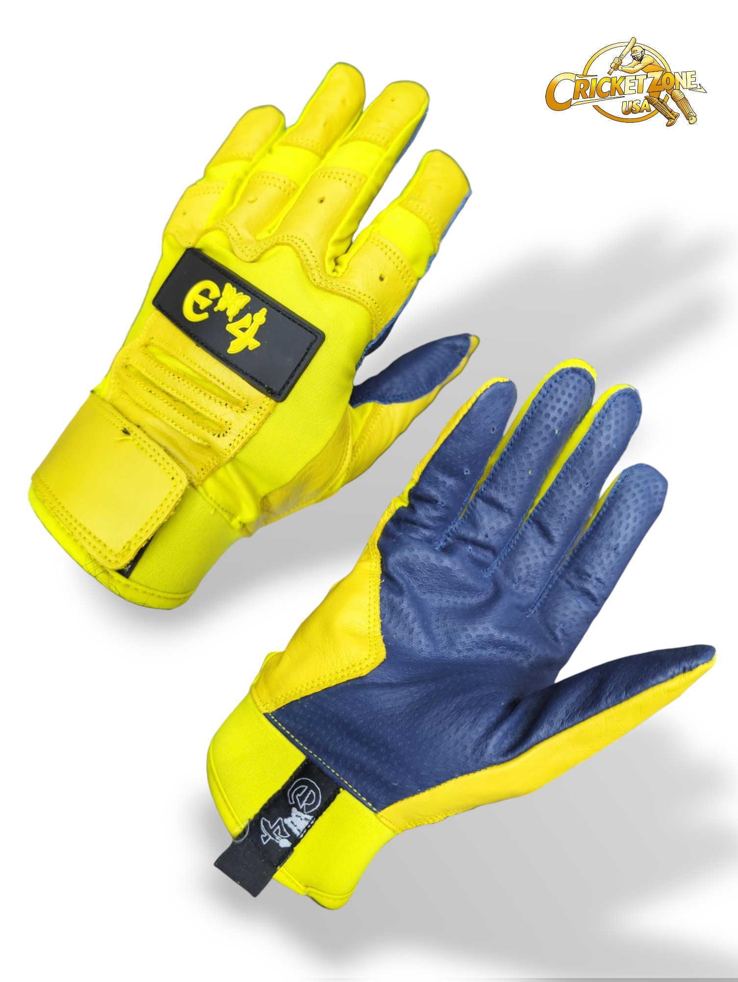 E4 SOFTBALL BATTING GLOVES (YELLOW) - 2025