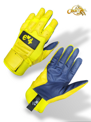 E4 SOFTBALL BATTING GLOVES (YELLOW) - 2025