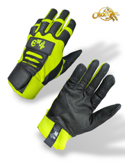 E4 SOFTBALL BATTING GLOVES (LIME GREEN) - 2025