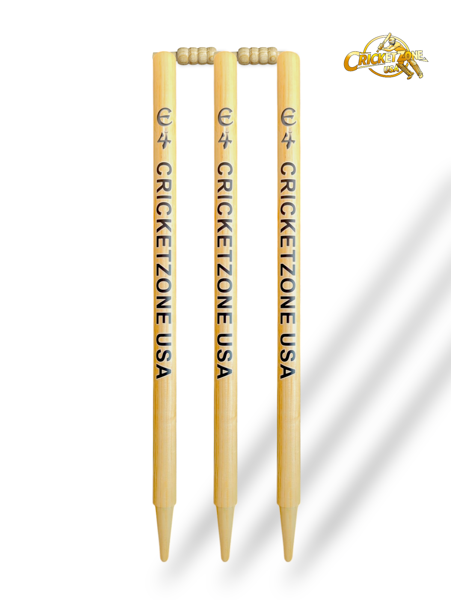 E4 Wooden Stumps (6 Stumps / 4 Bails)