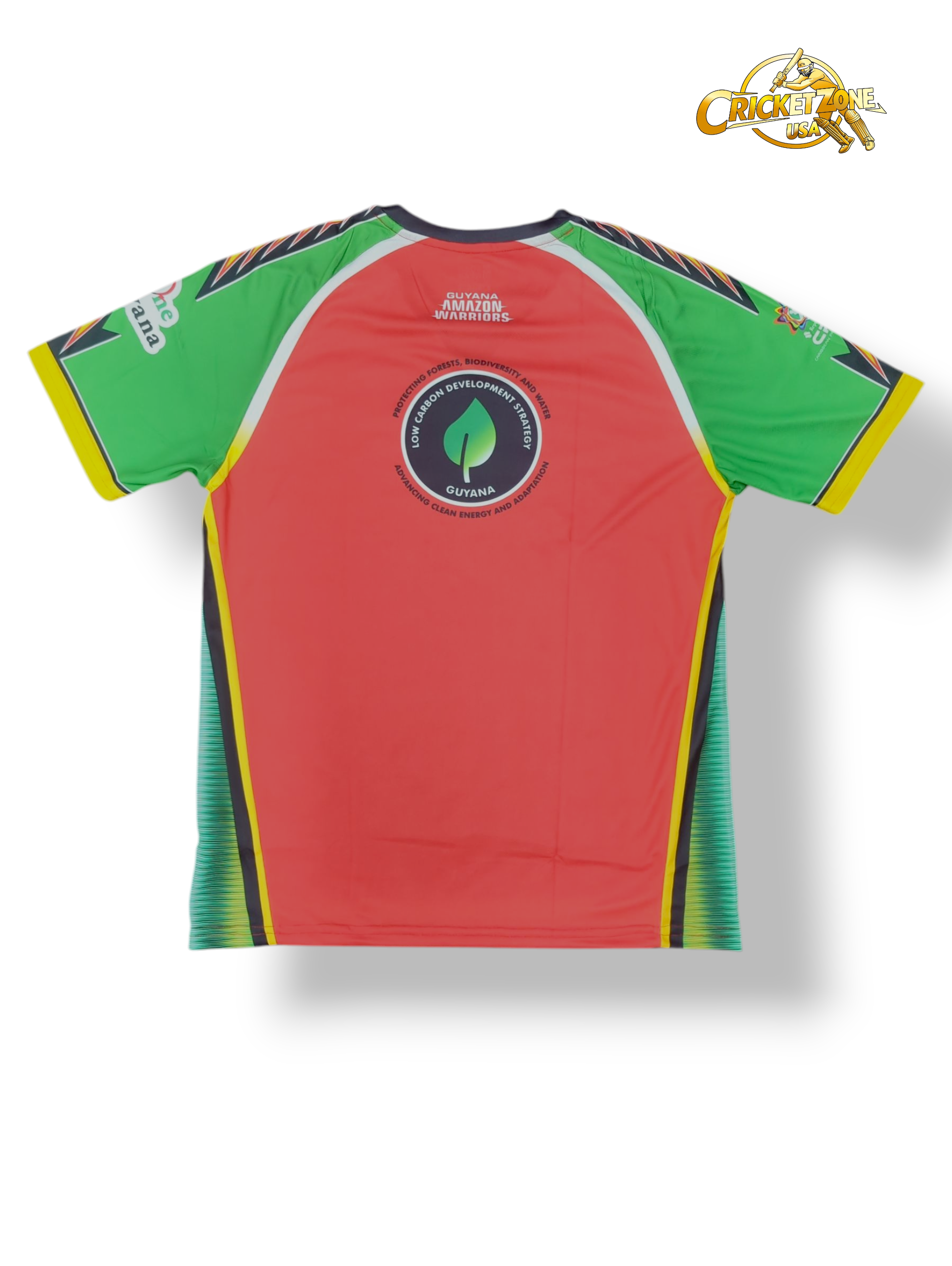 Official 2025 Guyana Amazon Warriors CPL Mens Jersey - Short Sleeve