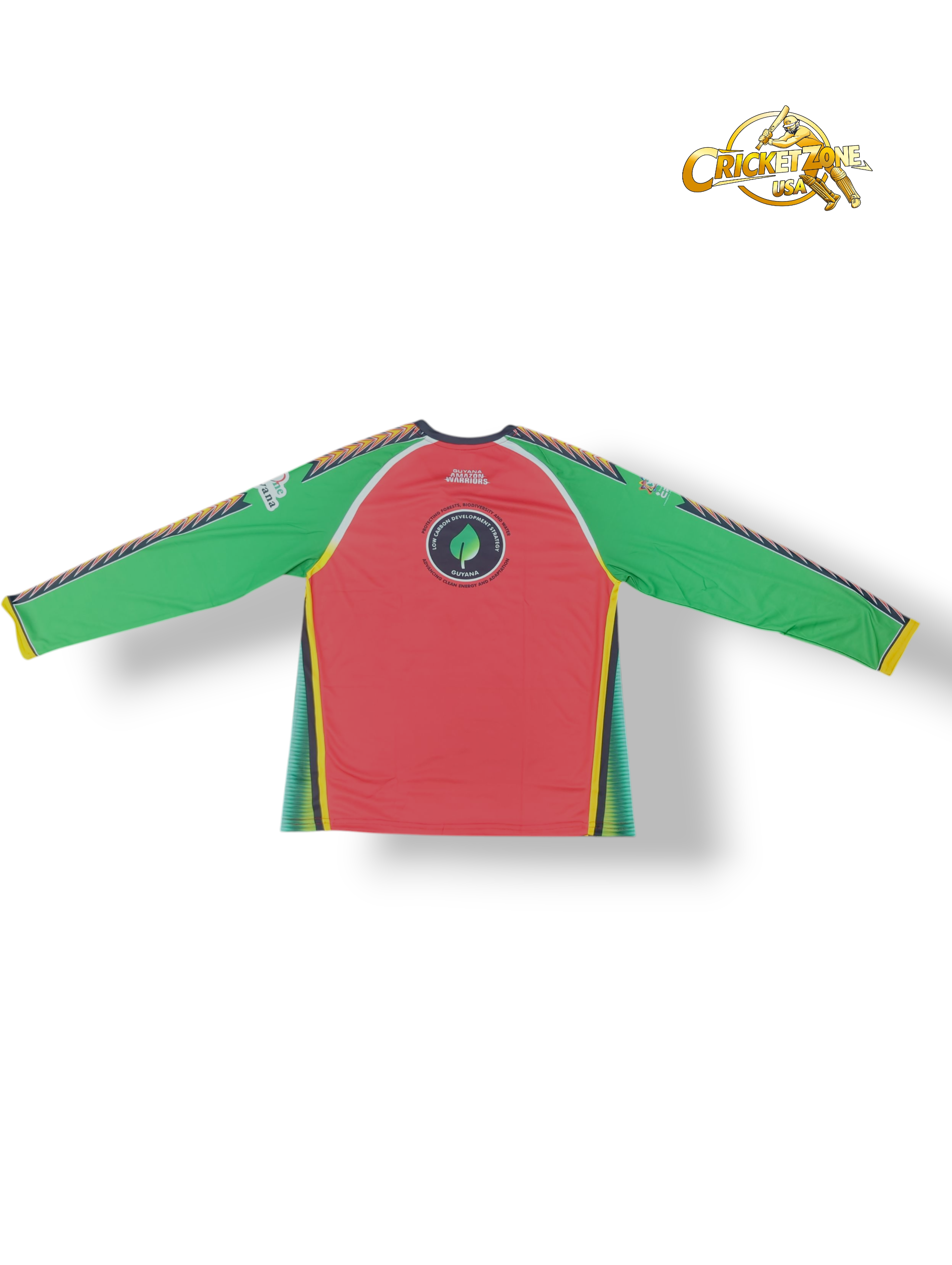 Official 2025 Guyana Amazon Warriors CPL Mens Jersey - Long Sleeve