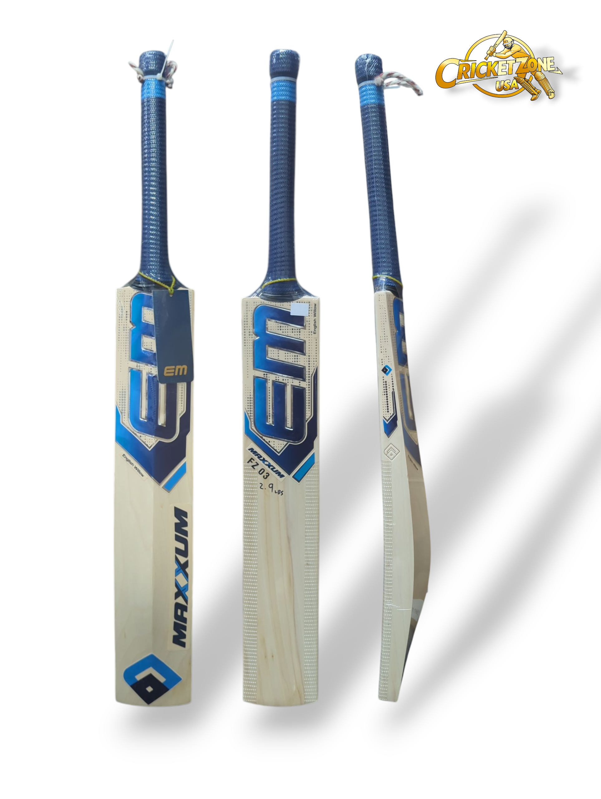 EM Maxxum FZ 03 English Willow Cricket Bat - 2026