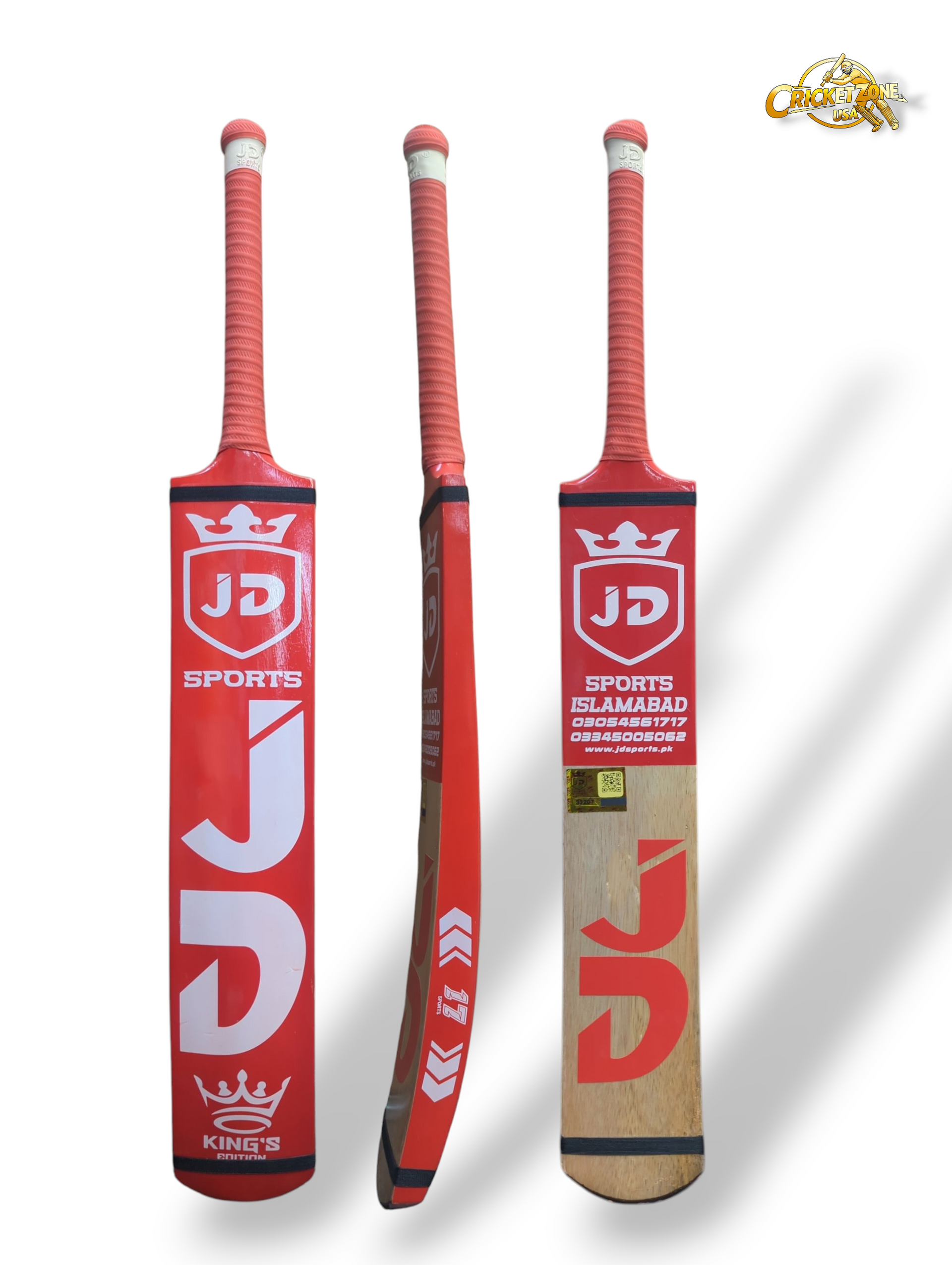 JD Sports King Edition Tape Ball Bats -2025 – CricketZoneUSA