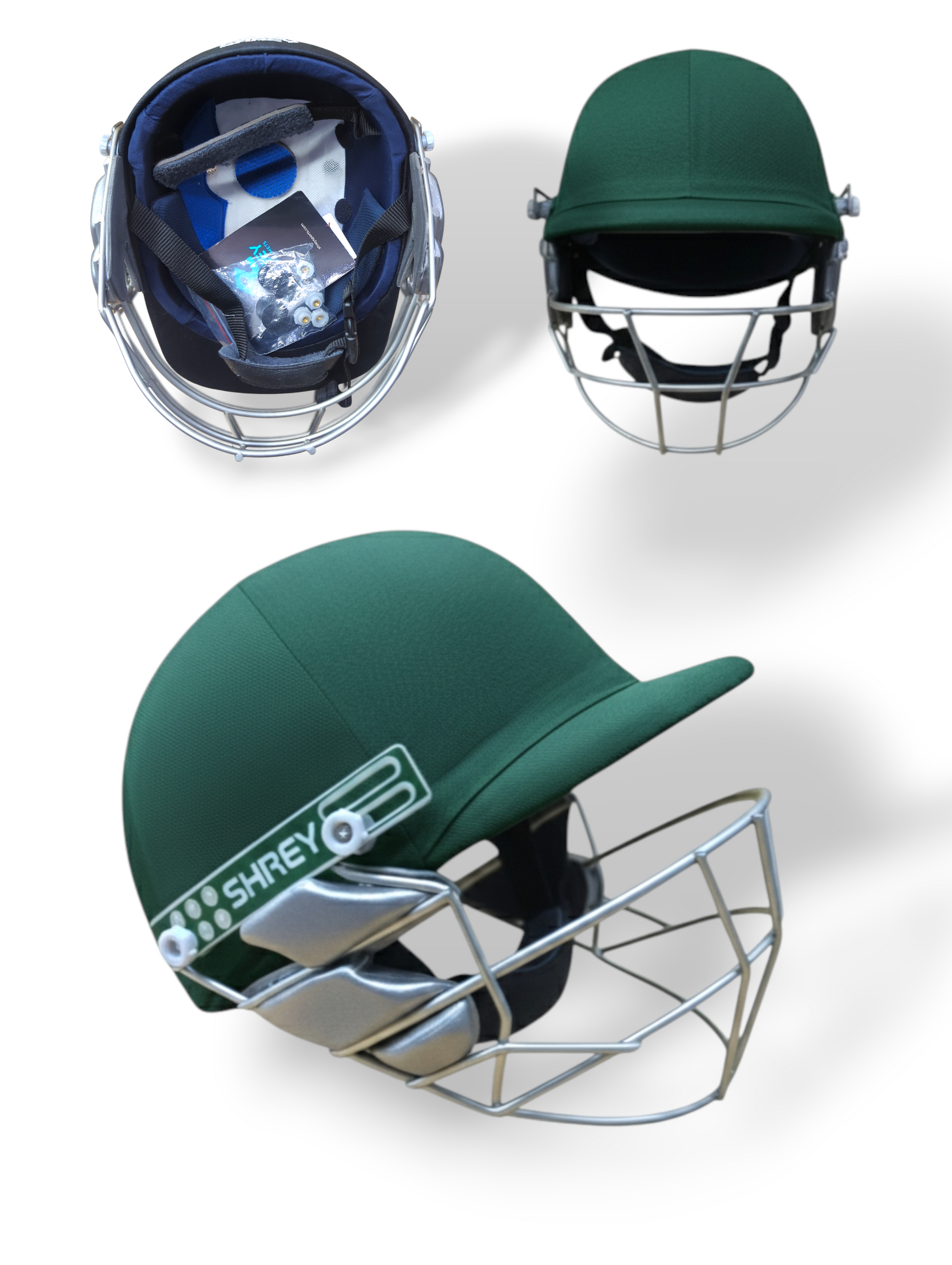 cricket with a football helmet on Guardian Cap XT 2.0 Soft Shell Cover, Purple with an optional Neck Protector Upgrade SHREY Pro Guard Stainless Steel