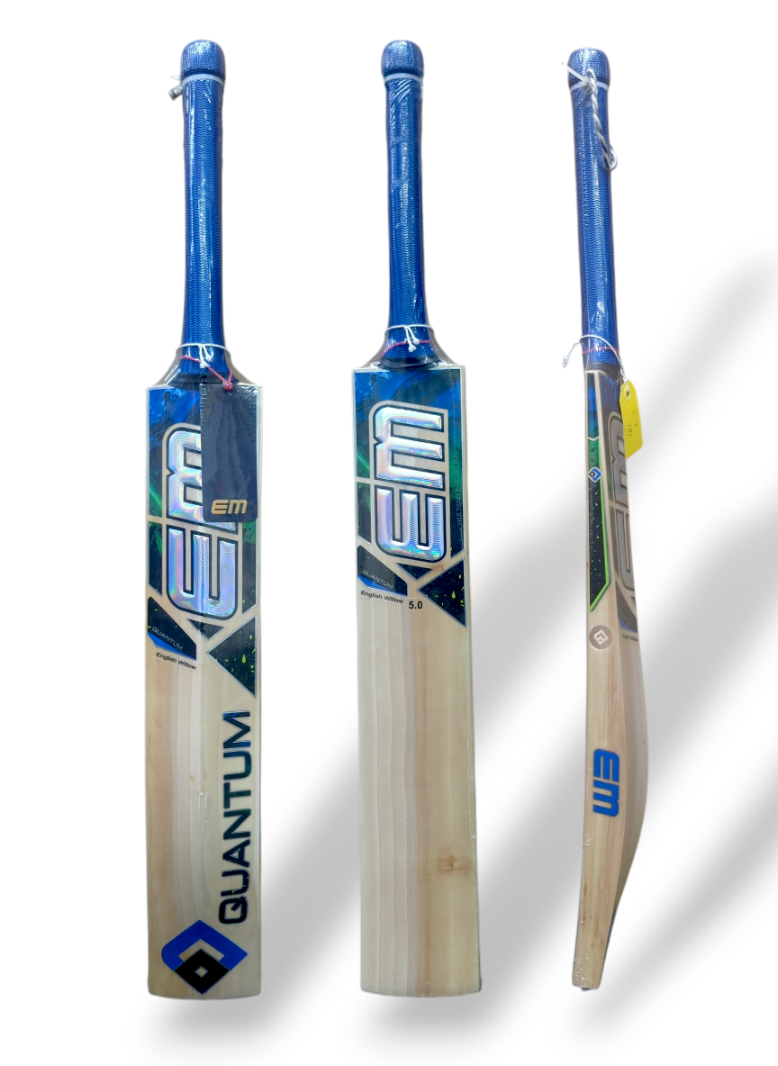 EM Quantum 5.0 English Willow Cricket Bat - 2026