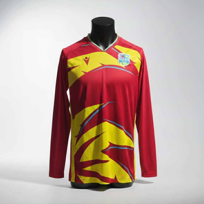 West Indies 2026 Matchday T20 Jersey - Official Authentic Jersey (Long Sleeve)