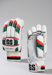 SS Super Test Batting Gloves - 2026 (Red & Green w/ White)