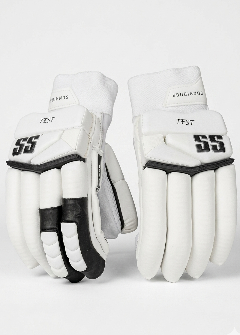 SS Test Full White Batting Gloves - 2026