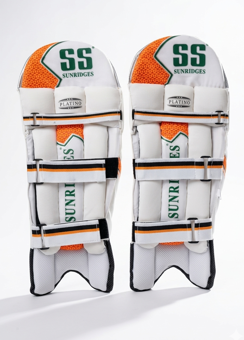 SS Platino White Batting Leg Guard