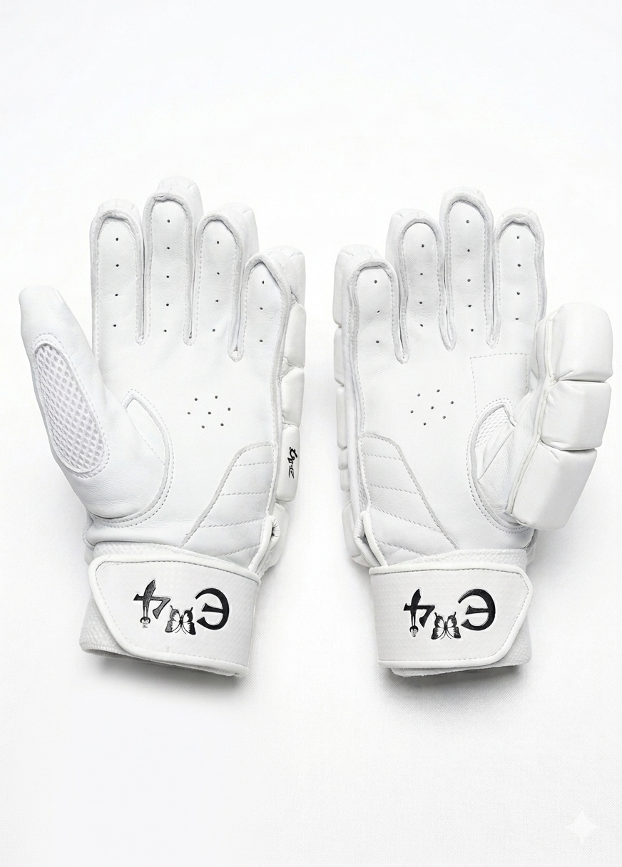 E4 Legend Edition Full White Batting Gloves - 2026