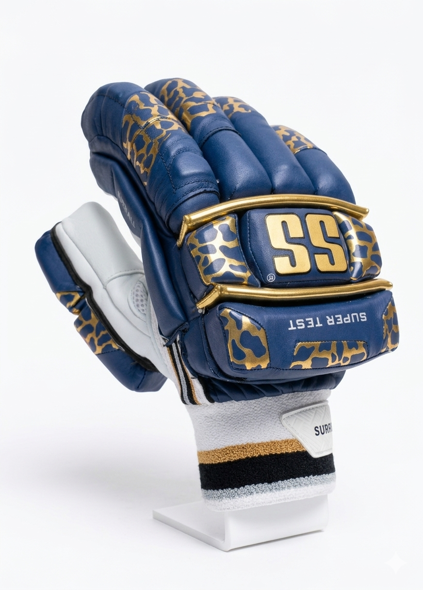 SS Super Test Gujarat Titans IPL Cricket Batting Gloves - 2026