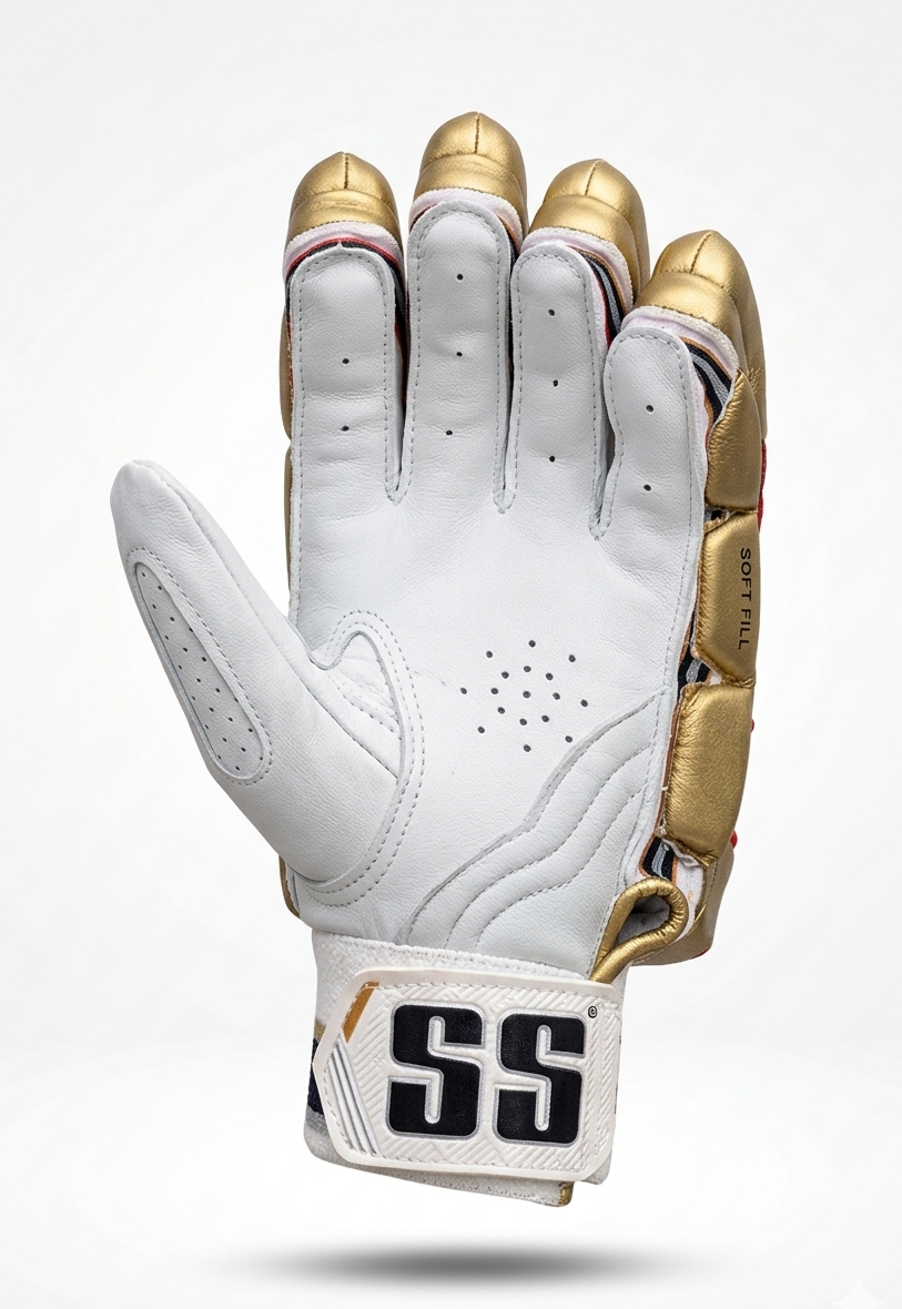 SS Super Test KKR IPL Cricket Batting Gloves - 2026