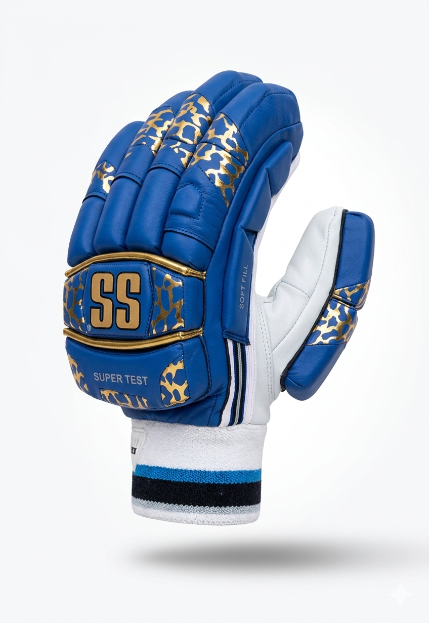 SS Super Test Mumbai Indians IPL Cricket Batting Gloves - 2026