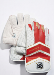SS IPL Wicket Keeping Gloves White/Red - 2026