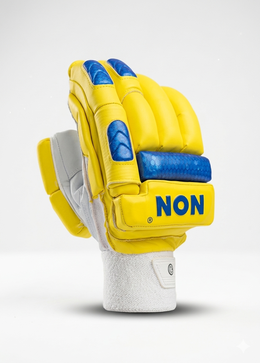 SS TON IPL CSK Cricket Batting Gloves Yellow - 2026
