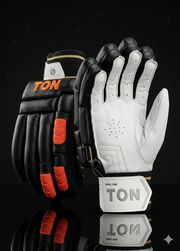 SS TON IPL Sunrisers Cricket Batting Gloves Black/Orange - 2026