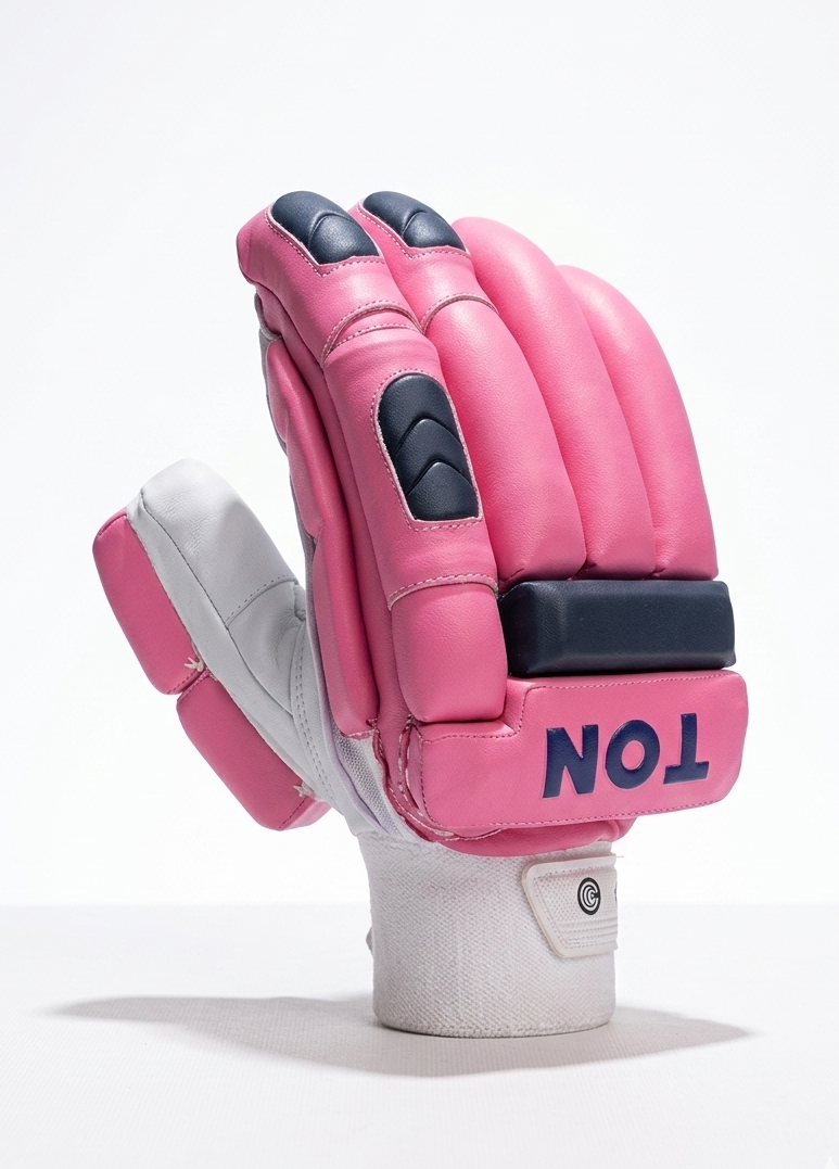 SS TON IPL Rajasthan Royals Cricket Batting Gloves Pink/Black - 2026