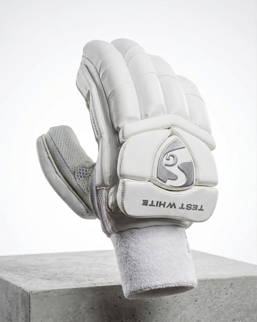 SG Test White Men's Batting Gloves - 2026