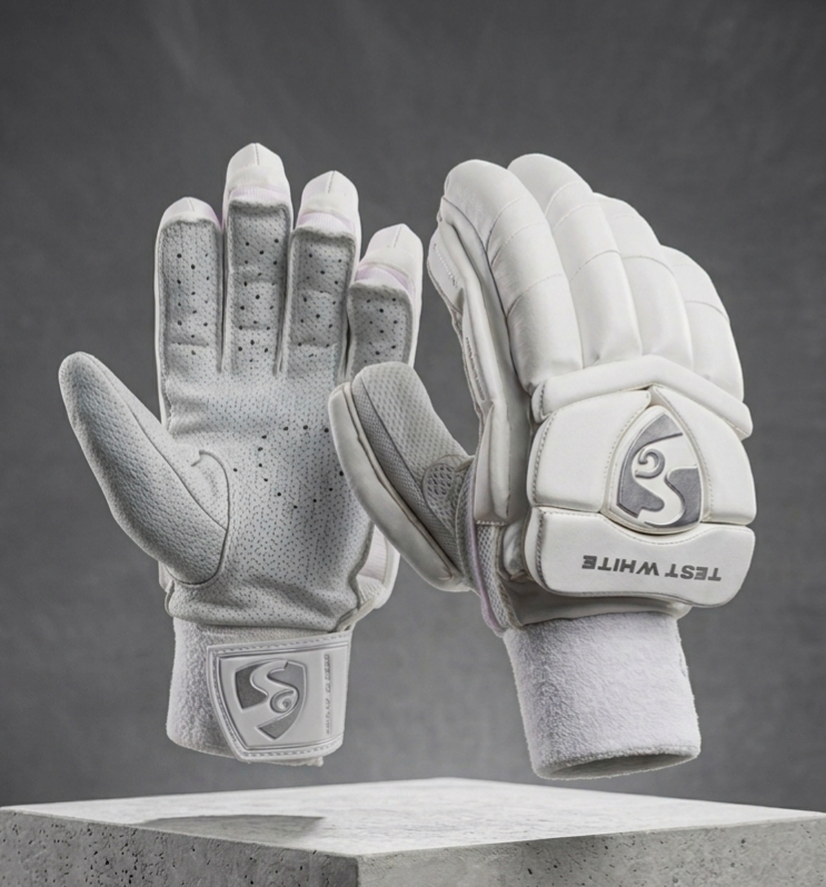 SG Test White Men's Batting Gloves - 2026