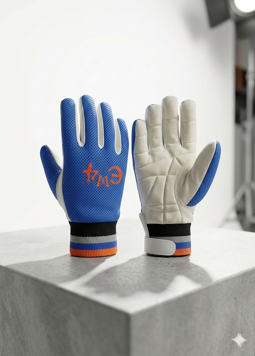 E4 Wicket Keeping Inners Blue & Orange - 2026