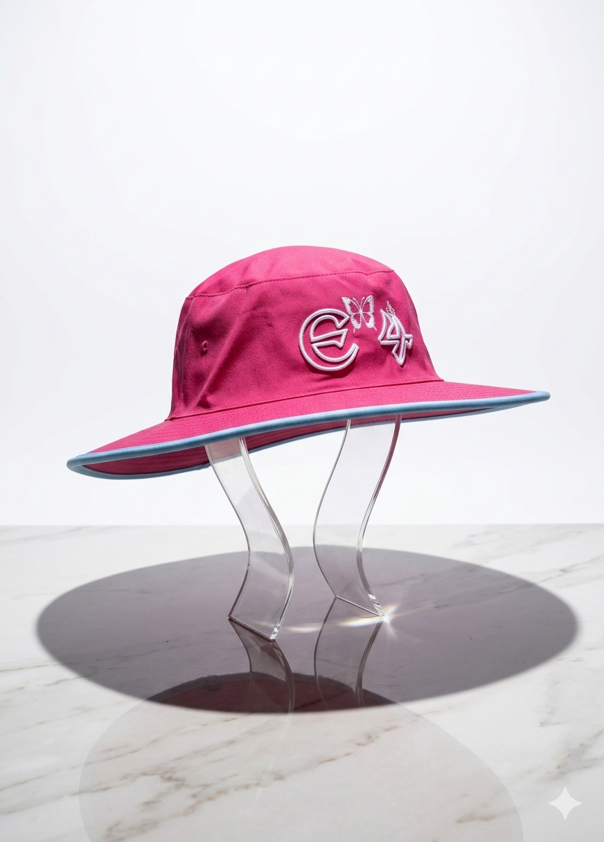 E4 Pink & Sky Blue Sun Hat - 2026