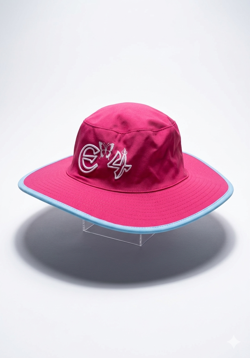 E4 Pink & Sky Blue Sun Hat - 2026