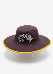 E4 Burgundy & Yellow Sun Hat - 2026