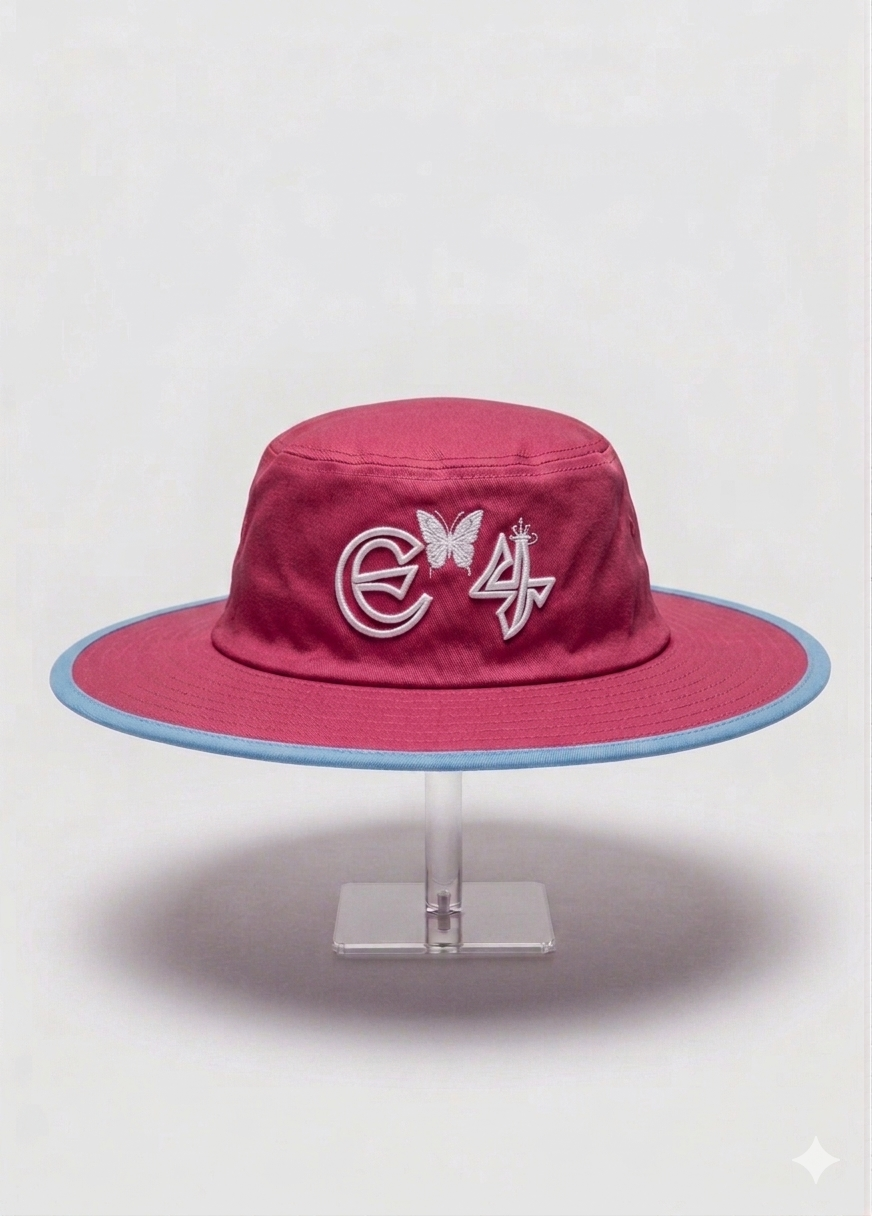 E4 Pink & Sky Blue Sun Hat - 2026