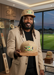 CHRIS GAYLE UNIVERSE BOSS 333 HAT - BROWN