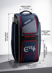 E4 Venom Wheelie Duffle Cricket Bag -2026