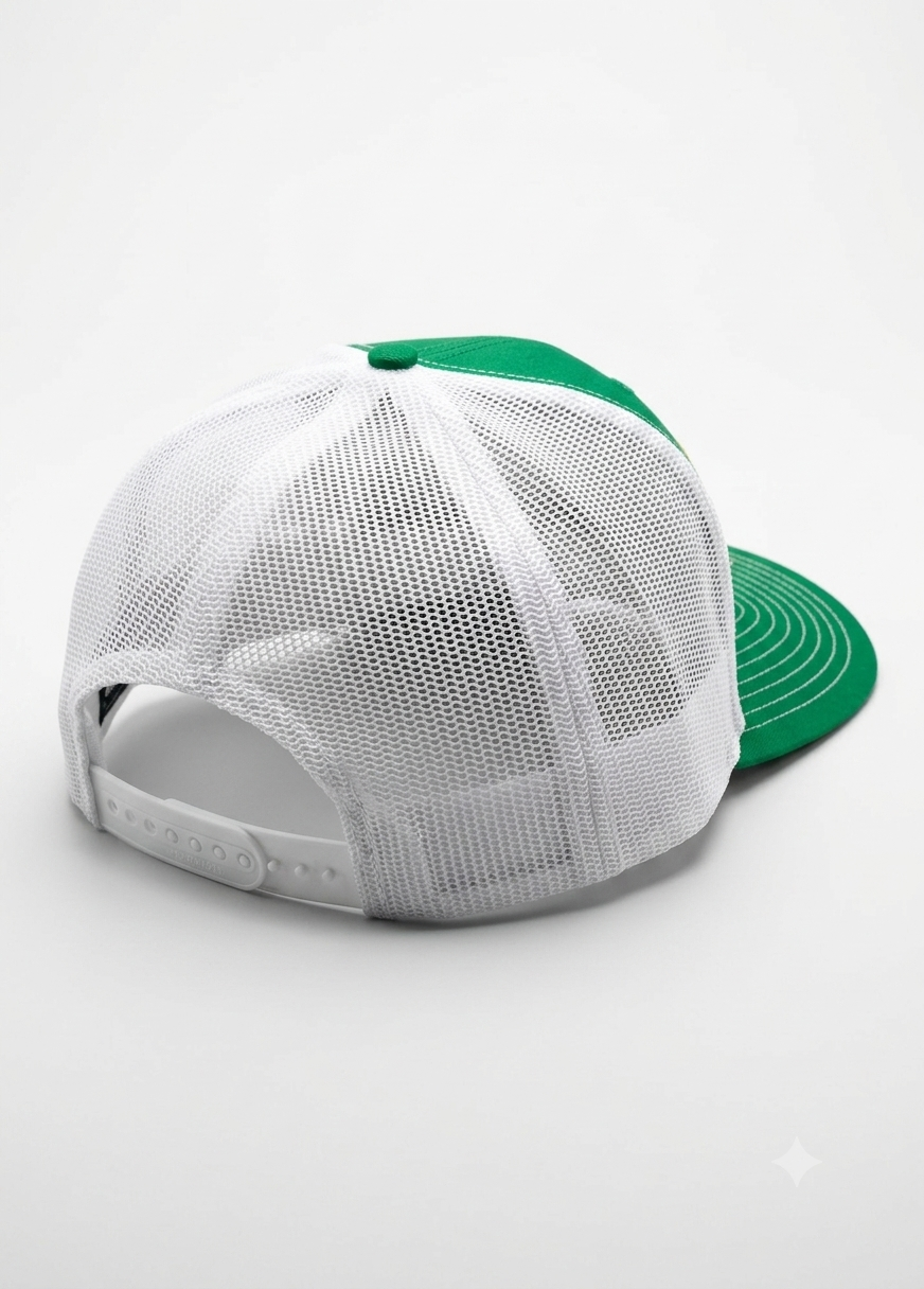 E4 Trucker Hat - Green & Yellow (2026)