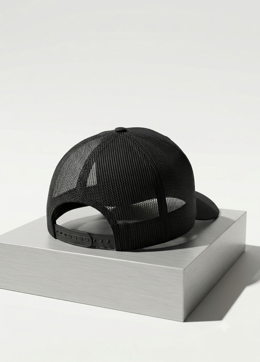 E4 Trucker Hat - Black & Teal/Pink (2026)